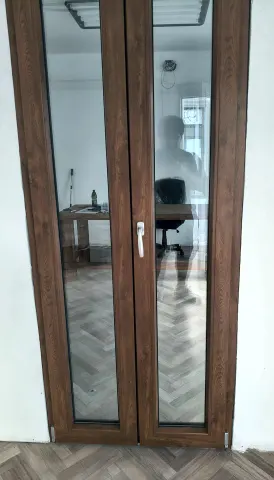 Portafinestra 2 ante effetto noce, vista dall&rsquo;interno