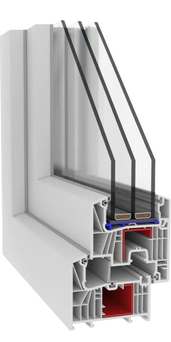 Series 888 – 80 mm PVC Windows